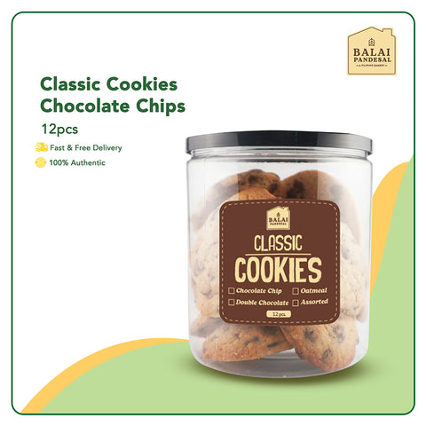 Balai Pandesal Classic Cookies Chocolate Chip 12pcs