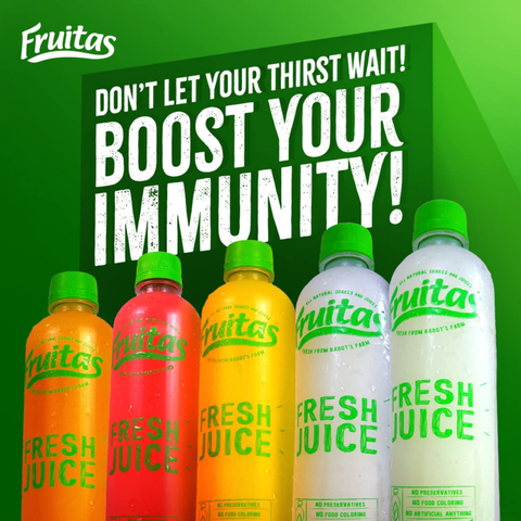 Fruitas Fresh Fruit Juice 500ml (50 bottles)