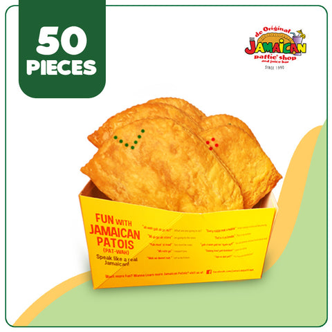 Jamaican Pattie Baked (5 Boxes - 50 pcs)