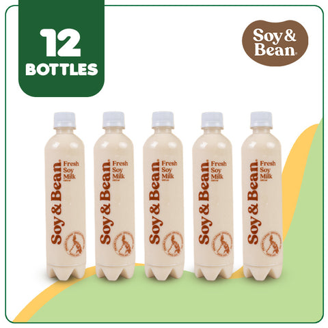 Soy & Bean Original Soy Milk 500ml (12 bottles)