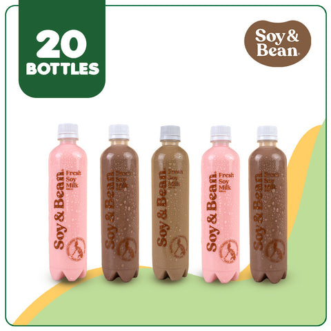 Soy & Bean Flavored Soy Milk 500ml (20 bottles)