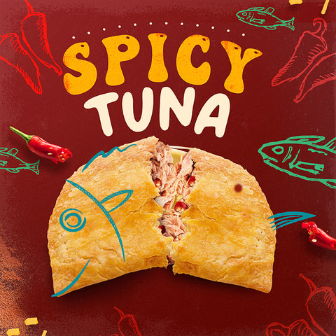 Jamaican Pattie Baked Spicy Tuna Box of 5