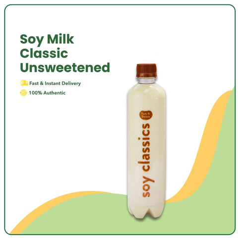 Soy & Bean Classic Unsweetened Soy Milk 500ml