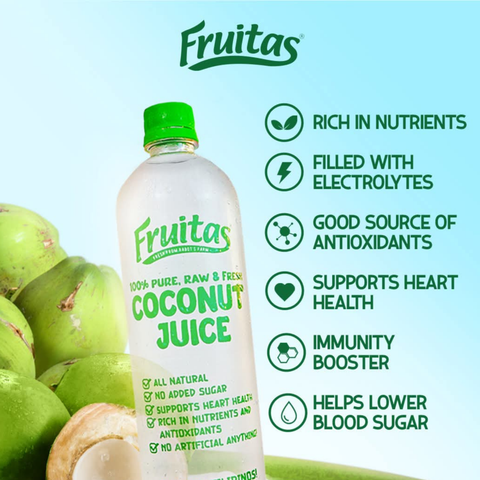 Fruitas Coconut Juice 1L (50 bottles)